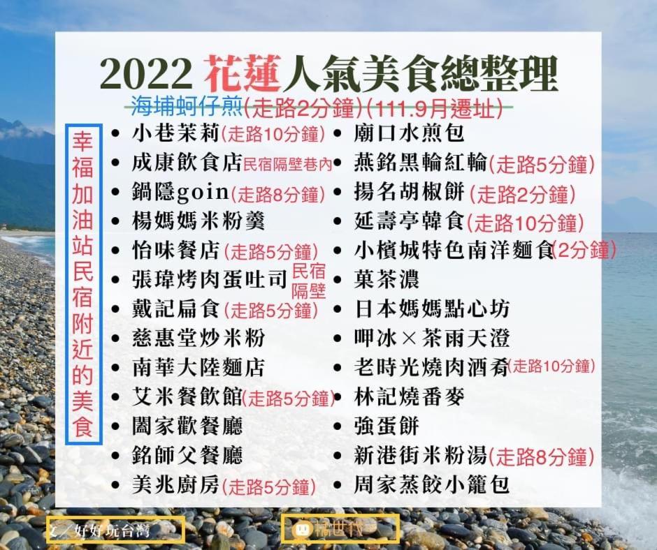 幸福加油站電梯民宿 -近東大門夜市 Hualien Eksteriør billede